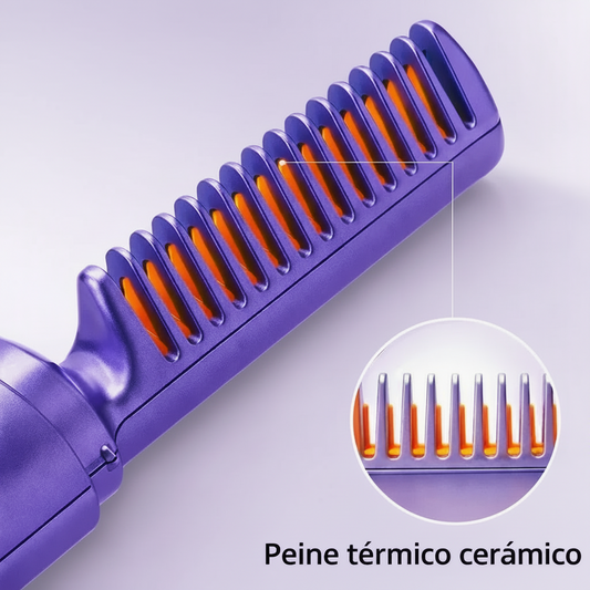 Peine Alisador Eléctrico Portátil